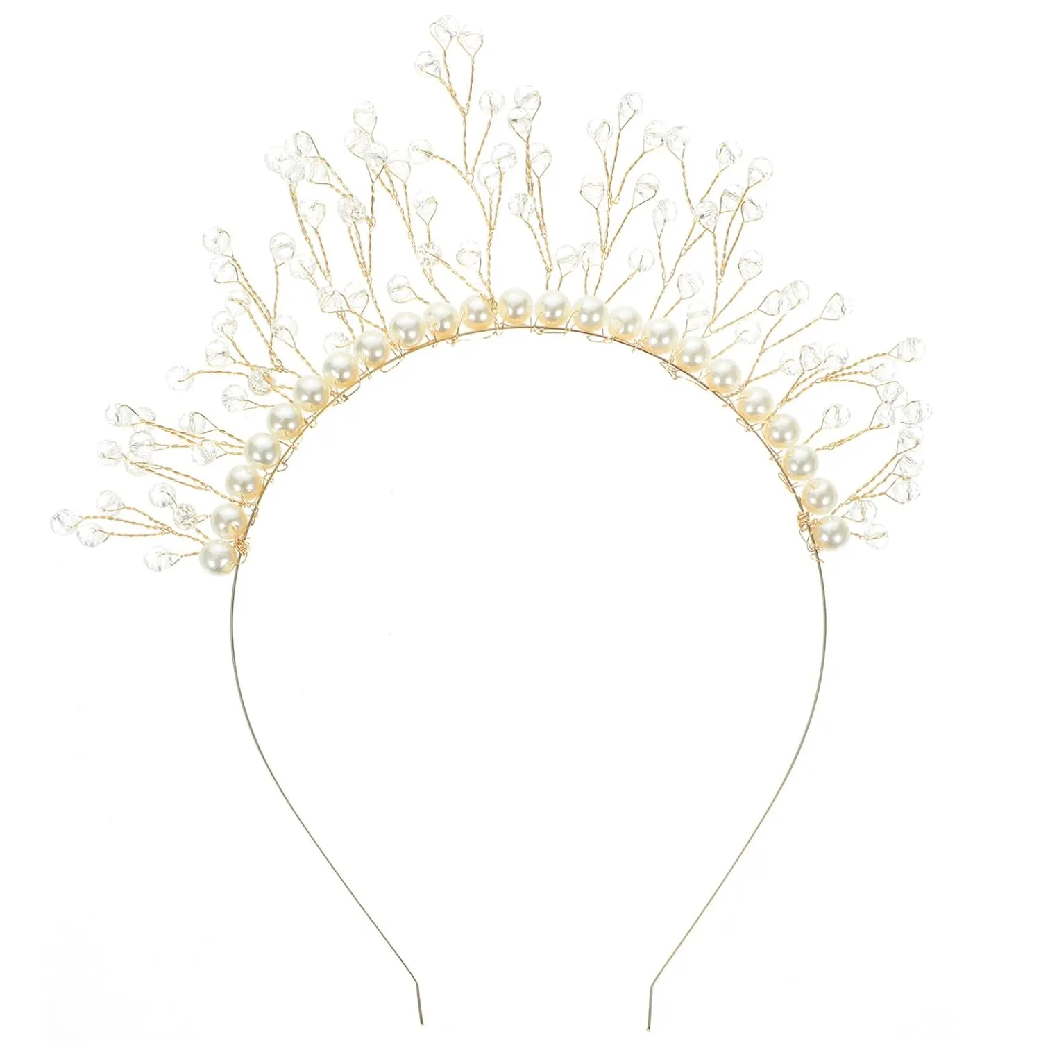 Beaupretty Girls Hair Accessories Hair Ties Decor Headband Hair Jewelry Women Hair Accessory Girl Hair Accessory Crystal Women's Pearl