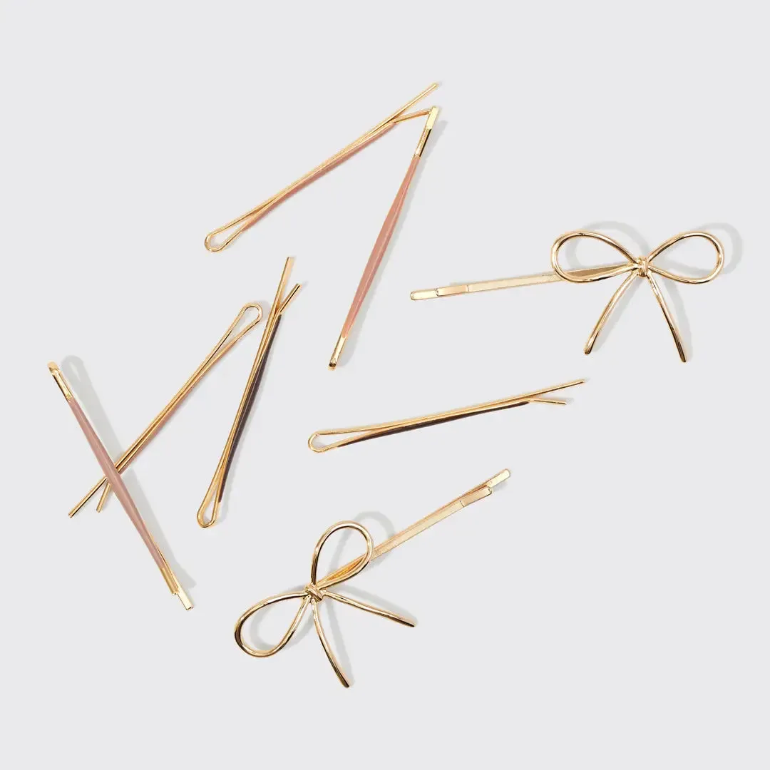 Bobby Pin Set 8   Bow | Kitsch