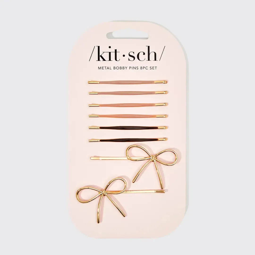 Bobby Pin Set 8   Bow | Kitsch
