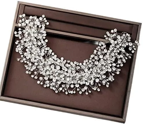 Diamond Tiaras Luxury Rhinestone Headbands Bridal Headbands Headbands Wedding Hair Accessories Headbands Hair Vine Headbands and Bridal Headbands