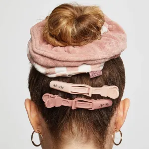 Dry Towel Scrunchie 2PC - Terracotta Checker