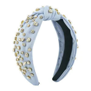 Fashionable Headbands for Women Vintage Printed Headband Rhinestone Crystal Elastic hairbands Hair Accessories Jewelry