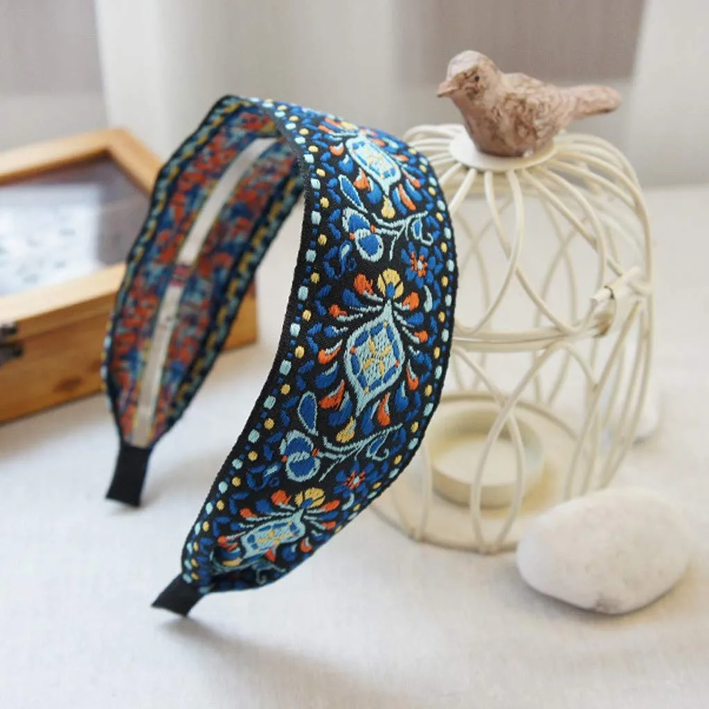 Hair Bands for Lady Women Beaded Hair Hoop Headband Elastic Rhinestone Hair Bands Hair Accessories Jewelry