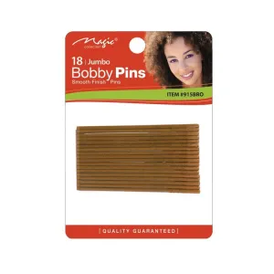 HTB | 18 Jumbo Bronze Bobby Pins 2 1/2