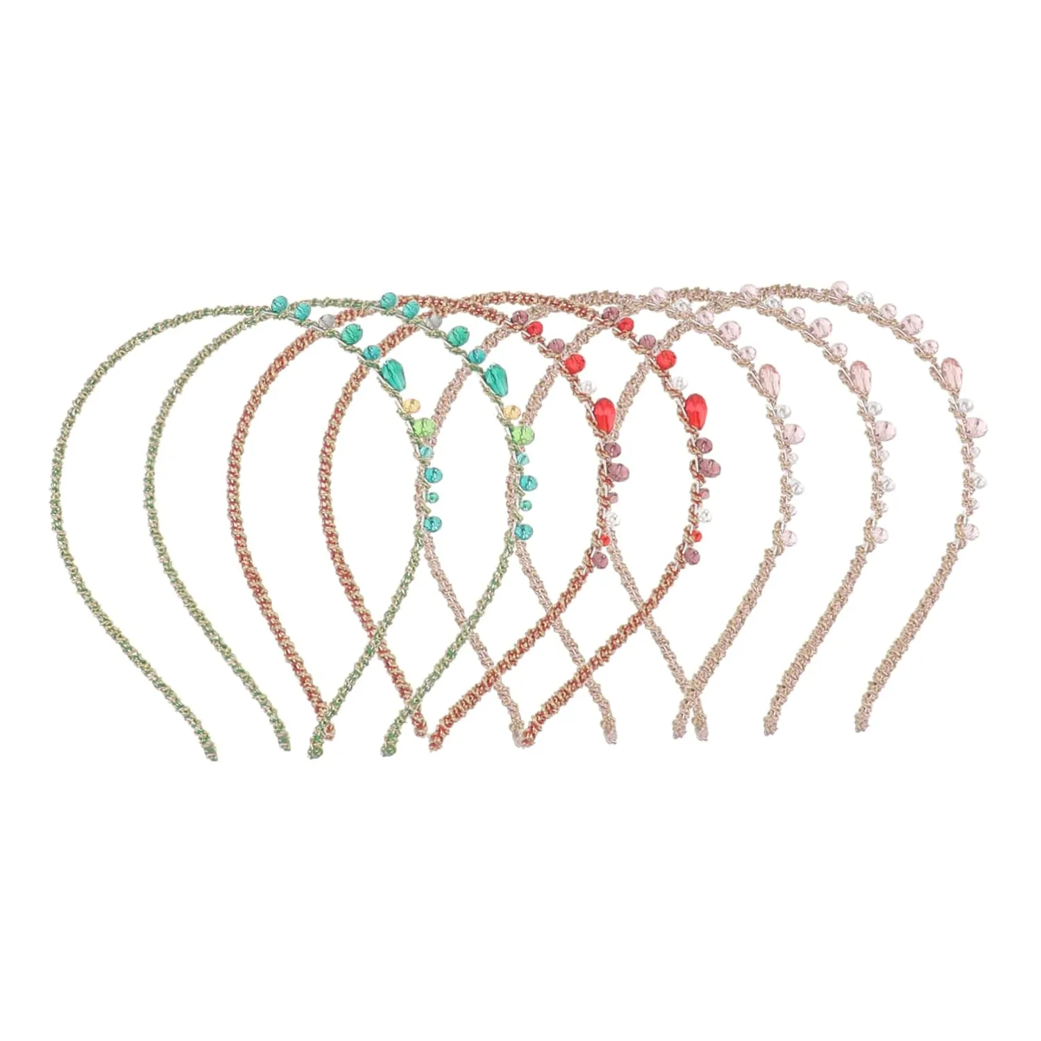 Jewelry Headband Crystal Headband Set Stylish Women's Headwear for Special Occasions