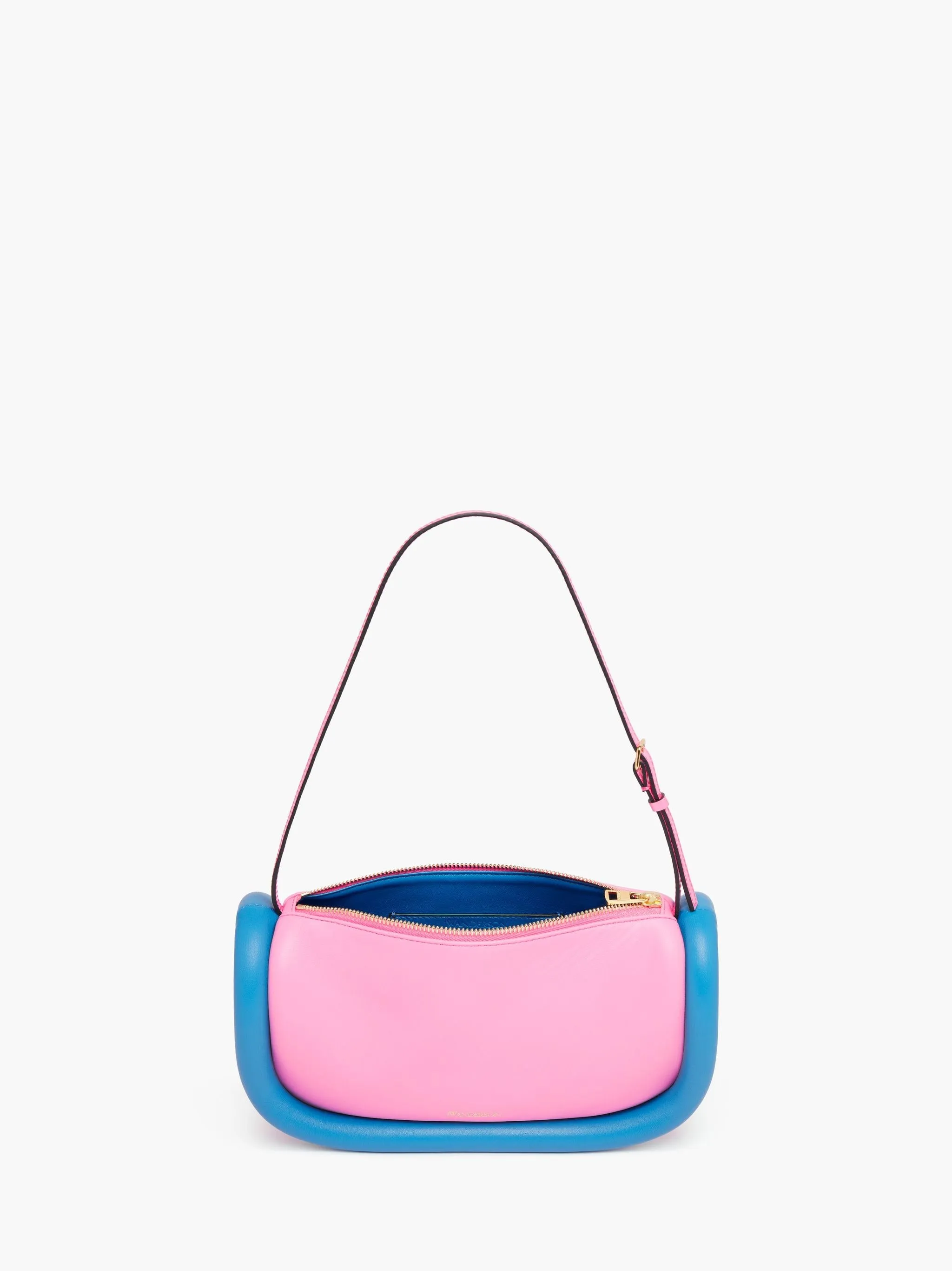 JW Anderson leather bag, pink/blue