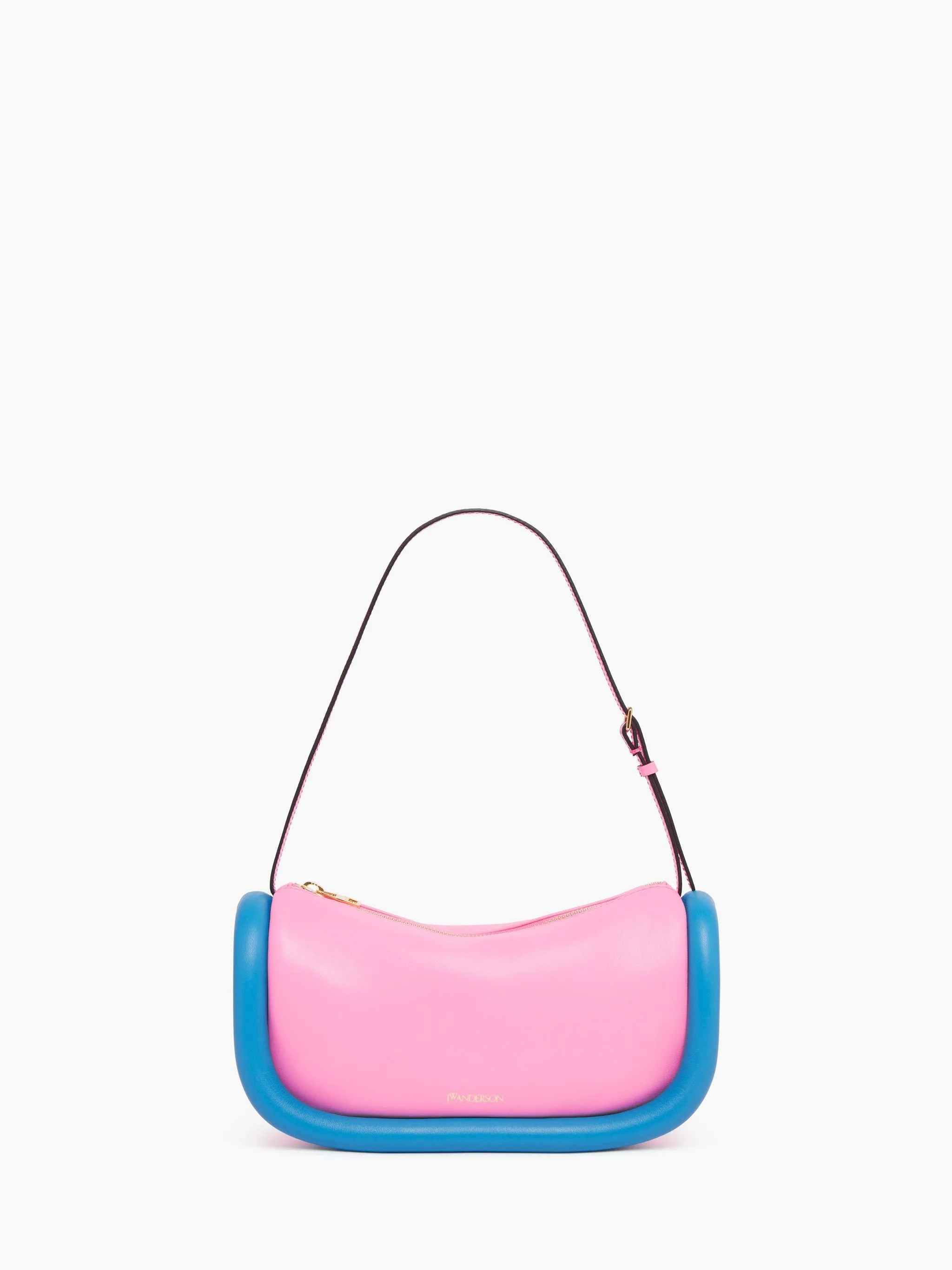 JW Anderson leather bag, pink/blue