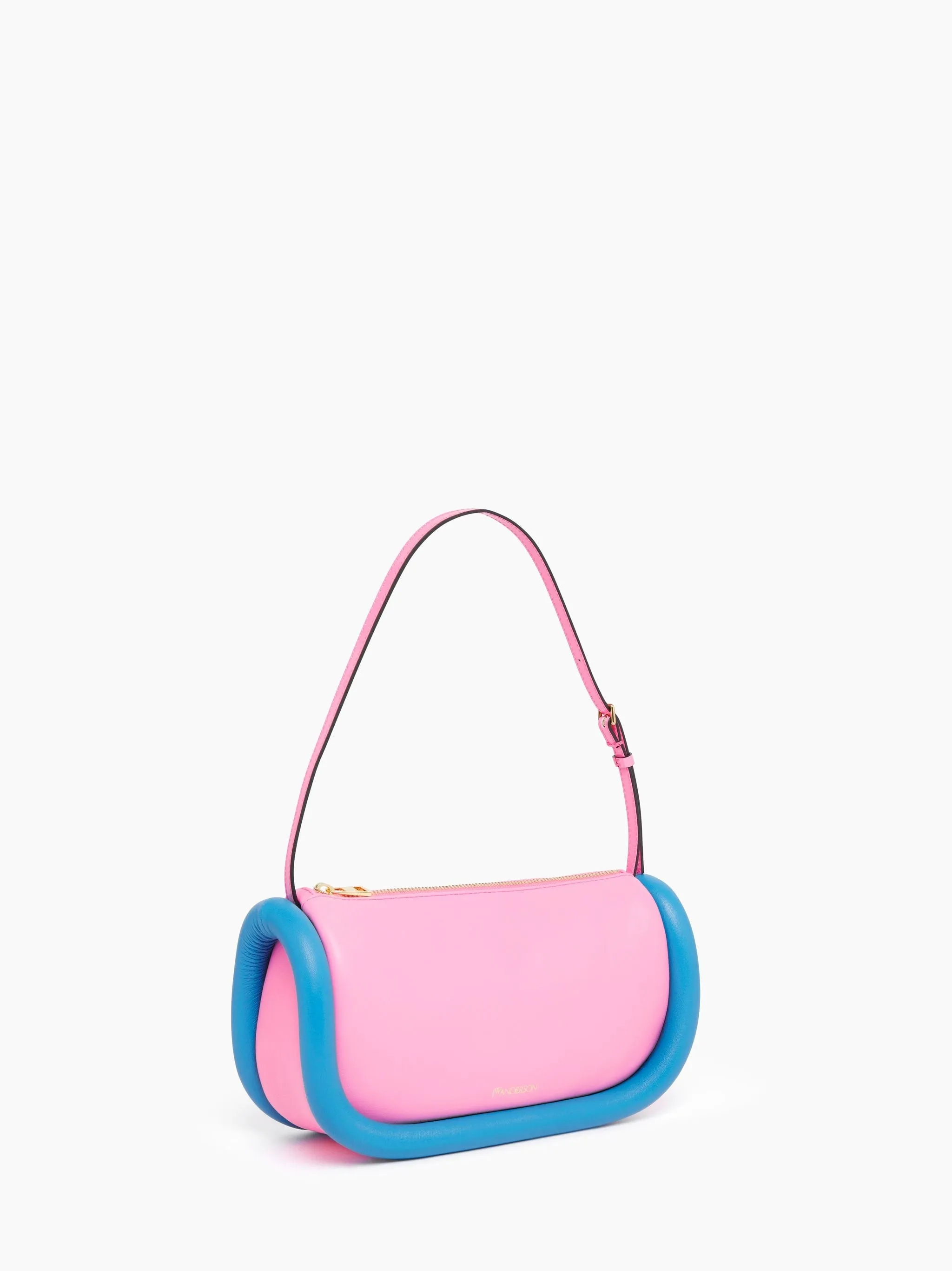JW Anderson leather bag, pink/blue