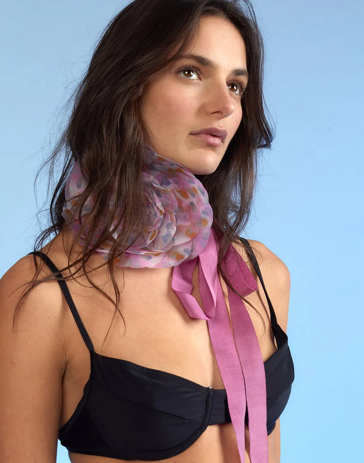 Organza Flower Ties