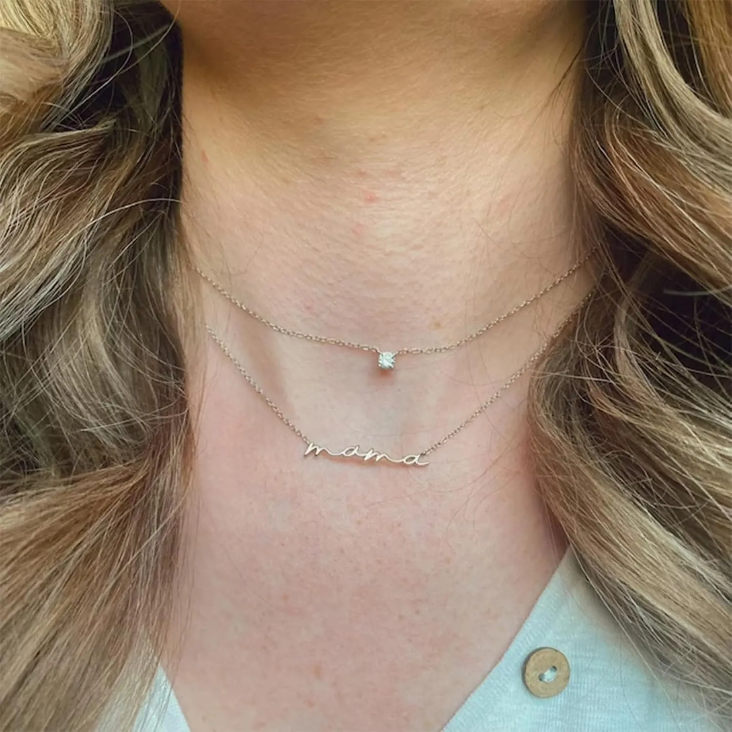 PRETOLE Gold Layered Necklaces for Women,14K Gold Plated Necklace Adjustable Simple Choker Necklace Dainty Gold Chain Necklace Set Herringbone Necklace Waterproof Thin Gold Stacked Necklace for Women