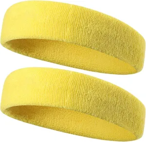 Wicking Sports Cotton Thick Pile Cloth sweatbands Women Absorption and Sweat Hairband for Men Wweat Proof Belt Men Hairband