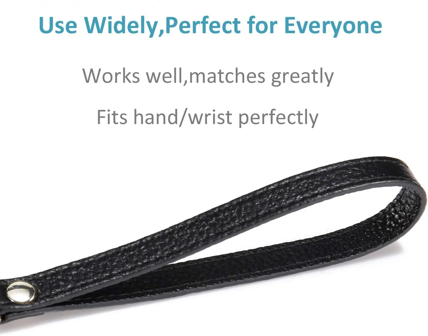 Wristlet KeyChain Strap for Wallets Bag Keys Phone Case Wristlet Strap Genuine Leather Strong&Sturdy