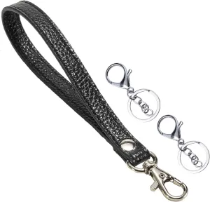 Wristlet KeyChain Strap for Wallets Bag Keys Phone Case Wristlet Strap Genuine Leather Strong&Sturdy