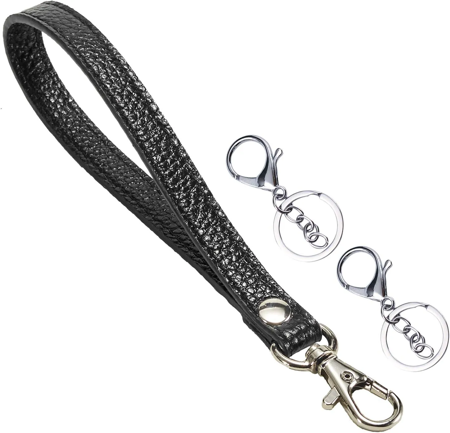 Wristlet KeyChain Strap for Wallets Bag Keys Phone Case Wristlet Strap Genuine Leather Strong&Sturdy